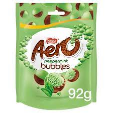 AERO BUBBLES PEPPERMINT SHARING BAG 92G