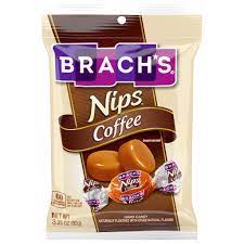 Brachs Nips Wrapped Coffee 3.5 oz  Peg Bag