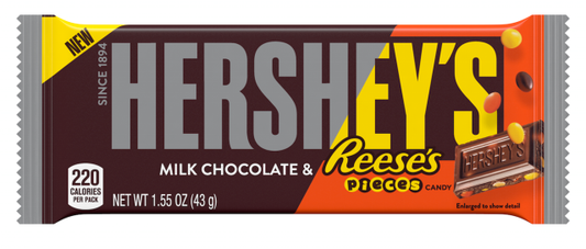 Hershey Standard Bars, Reese's Pieces 43g