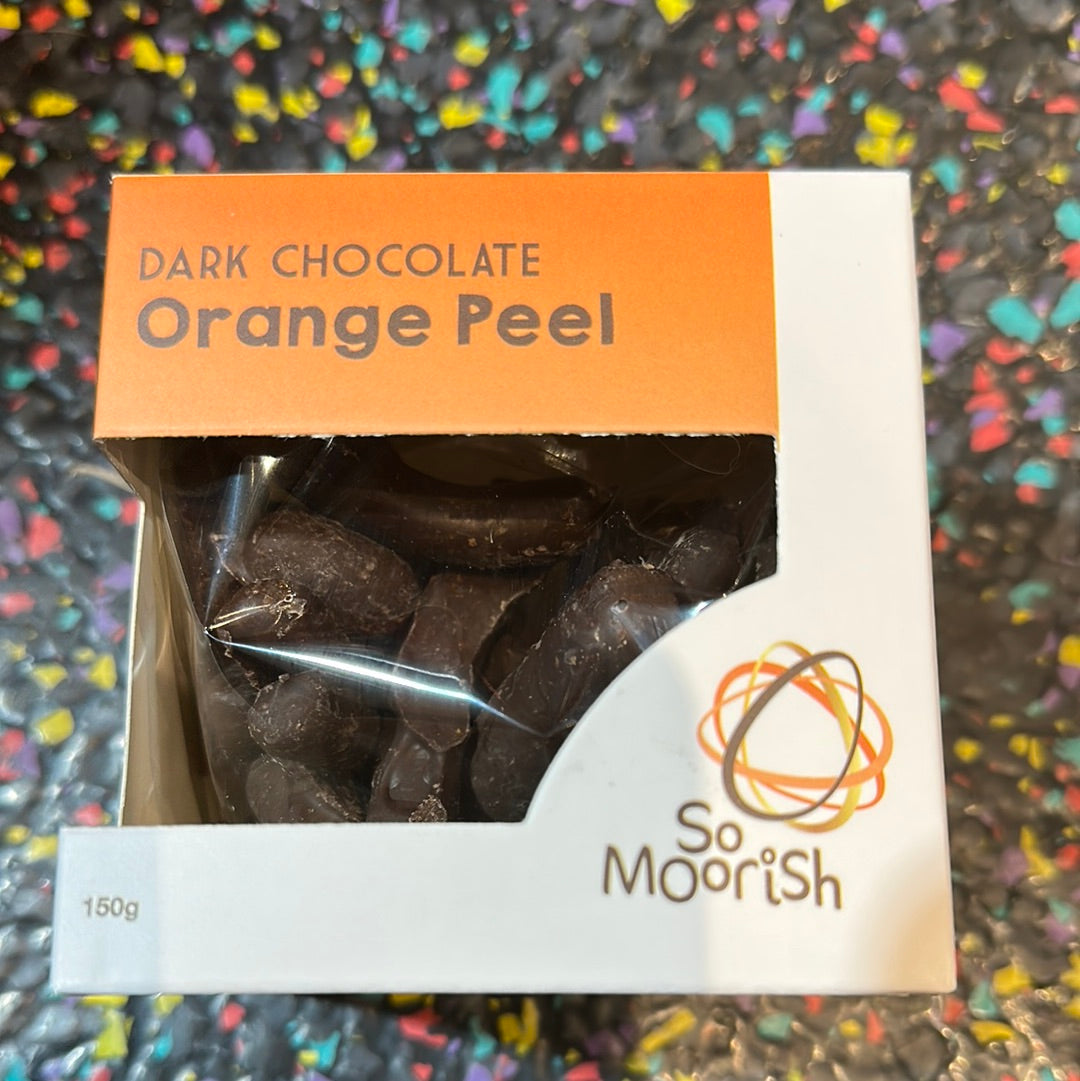 Dark Chocolate Orange Peel 150g