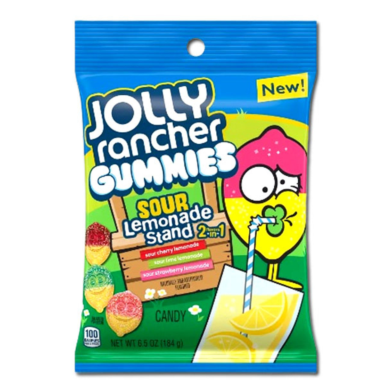 Jolly Rancher Gummies Sour Lemonade 184g