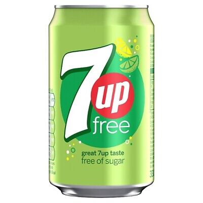 7UP can Sugar Free 330ml