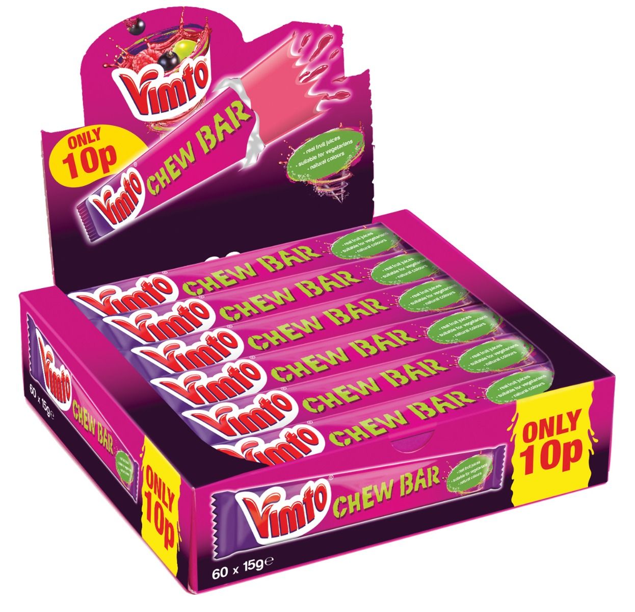 SWIZZELS UK VIMTO CHEW BAR 15G