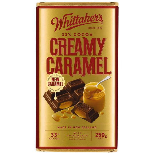 Whittakers Creamy Caramel 250g Block