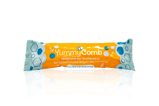 Yummy Comb 12x35g Honeycomb Bars Salted Caramel Mk