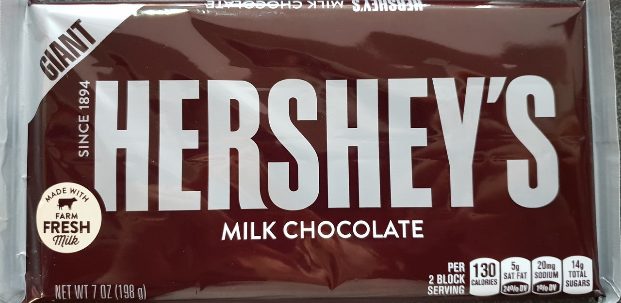 Hershey's Milk Chocolate Giant Bar 198g