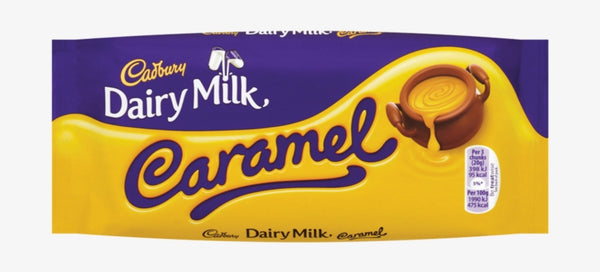 UK Cadbury Caramel 120g – Tom's Confectionery Warehouse