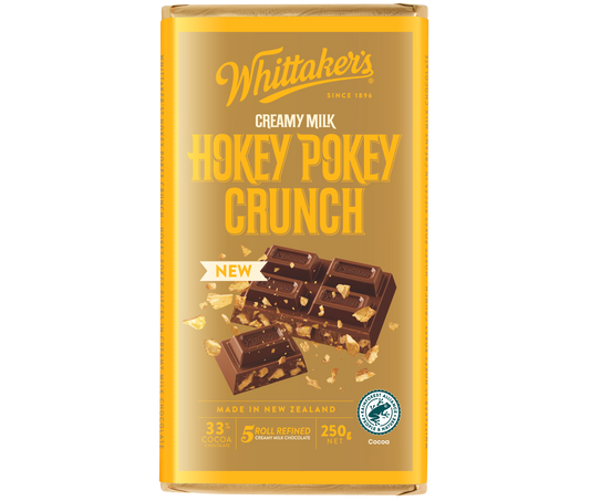 WHITTAKER'S HOKEY POKEY CRUNCH 250G