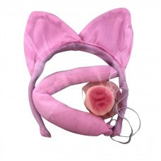 Animal Ears 3 Piece Set Pig