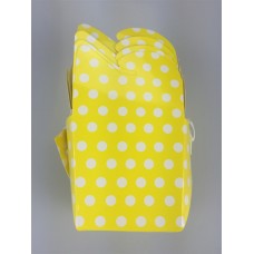 Yellow polka dot noodle box