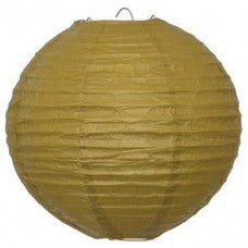 20CM GOLD PAPER LANTERN