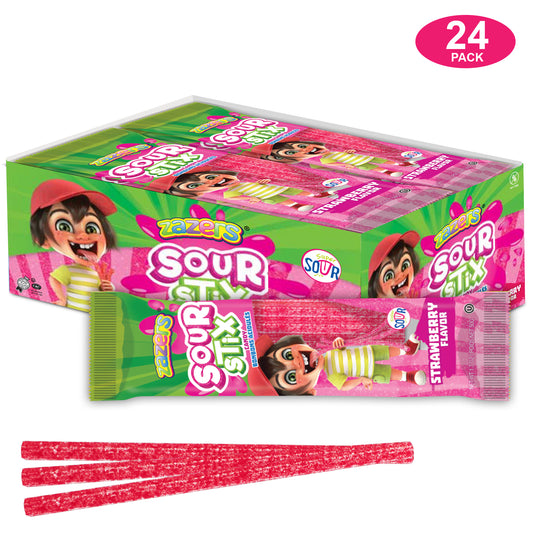 Zazers Sour Stick Strawberry