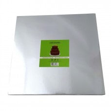 Cake Board Square - Silver 30cm 12mm