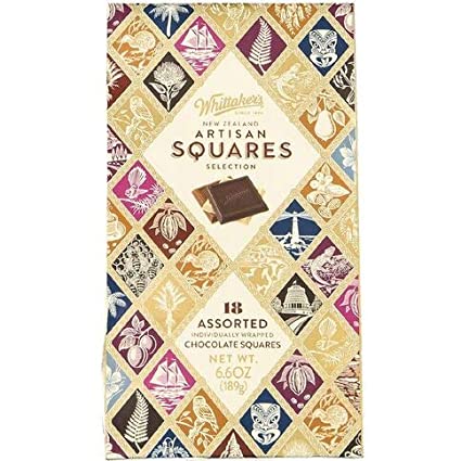 Whittakers Artisan Squares Asst Block 189g