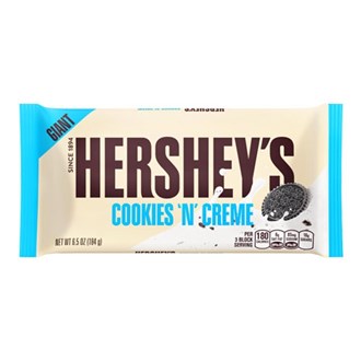 HERSHEY'S COOKIES AND CREAM GIANT BAR 208G