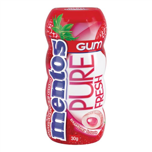 S/A MENTOS STRAWBERRY 30G BOTT