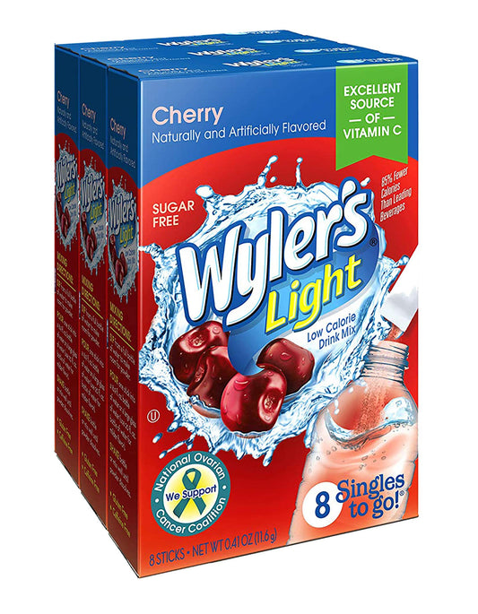 WYLERS CHERRY DRINK MIX 8