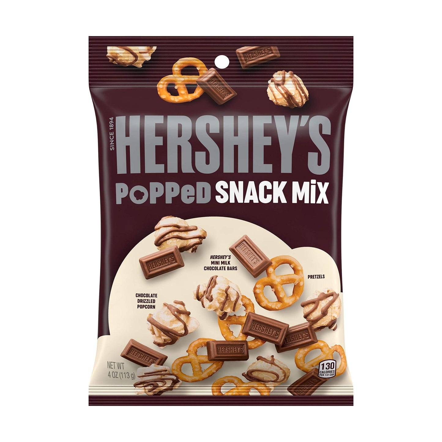 Hershey's Snack Mix Popped Peg Bag 4oz 113g