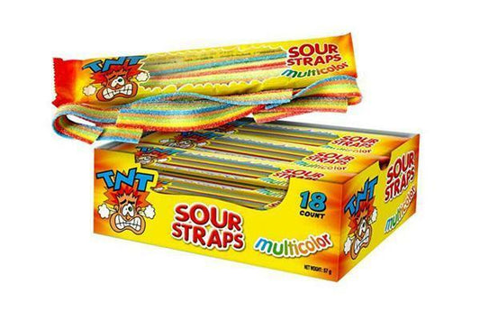 AIT TNT Sour Straps Multicolour Wrapped 57G