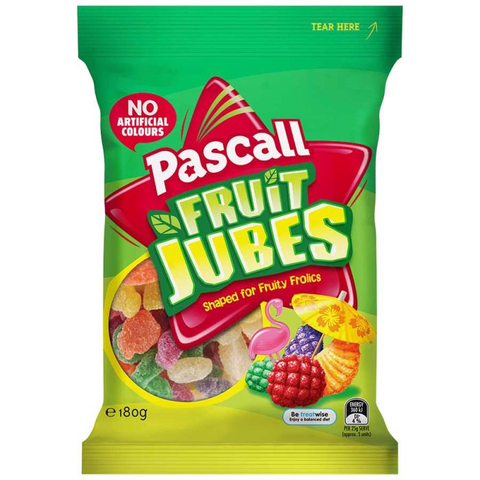 Pascal Fruit Jubes 180g