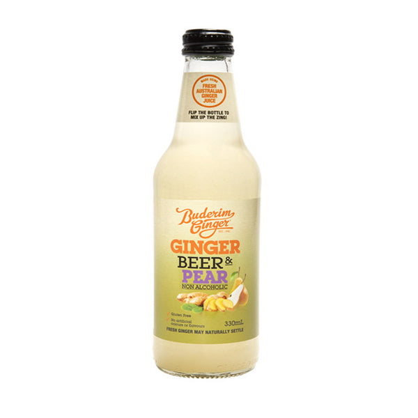 Buderim Ginger Ginger Beer And Pear Bottle Toms Confectionery Warehouse