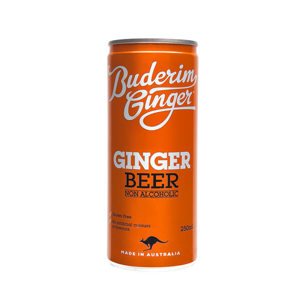 Buderim Ginger Ginger Beer Can 250ml Toms Confectionery Warehouse