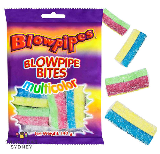 Blowpipes Blowpipe Sour Multicolour Bites Bag 140g