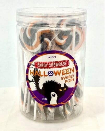 Halloween Swirl Pops 288g 24pk