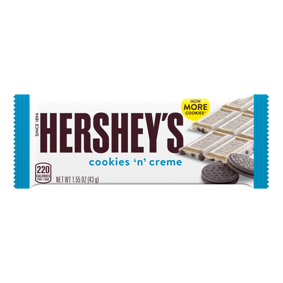 US HERSHEYS COOKIE CREME 43G NEW