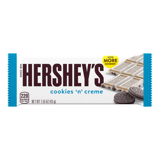 US HERSHEYS COOKIE CREME 43G NEW