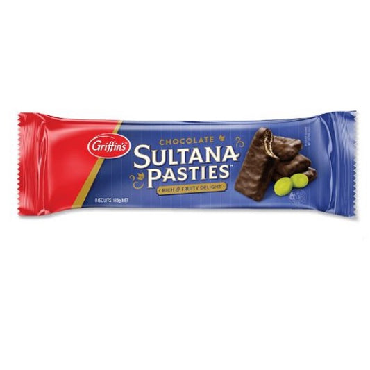 Griffins Choc Sultana Pasties 185g