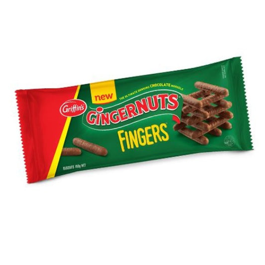 Griffins Ginger Fingers Milk Choc Biscuits