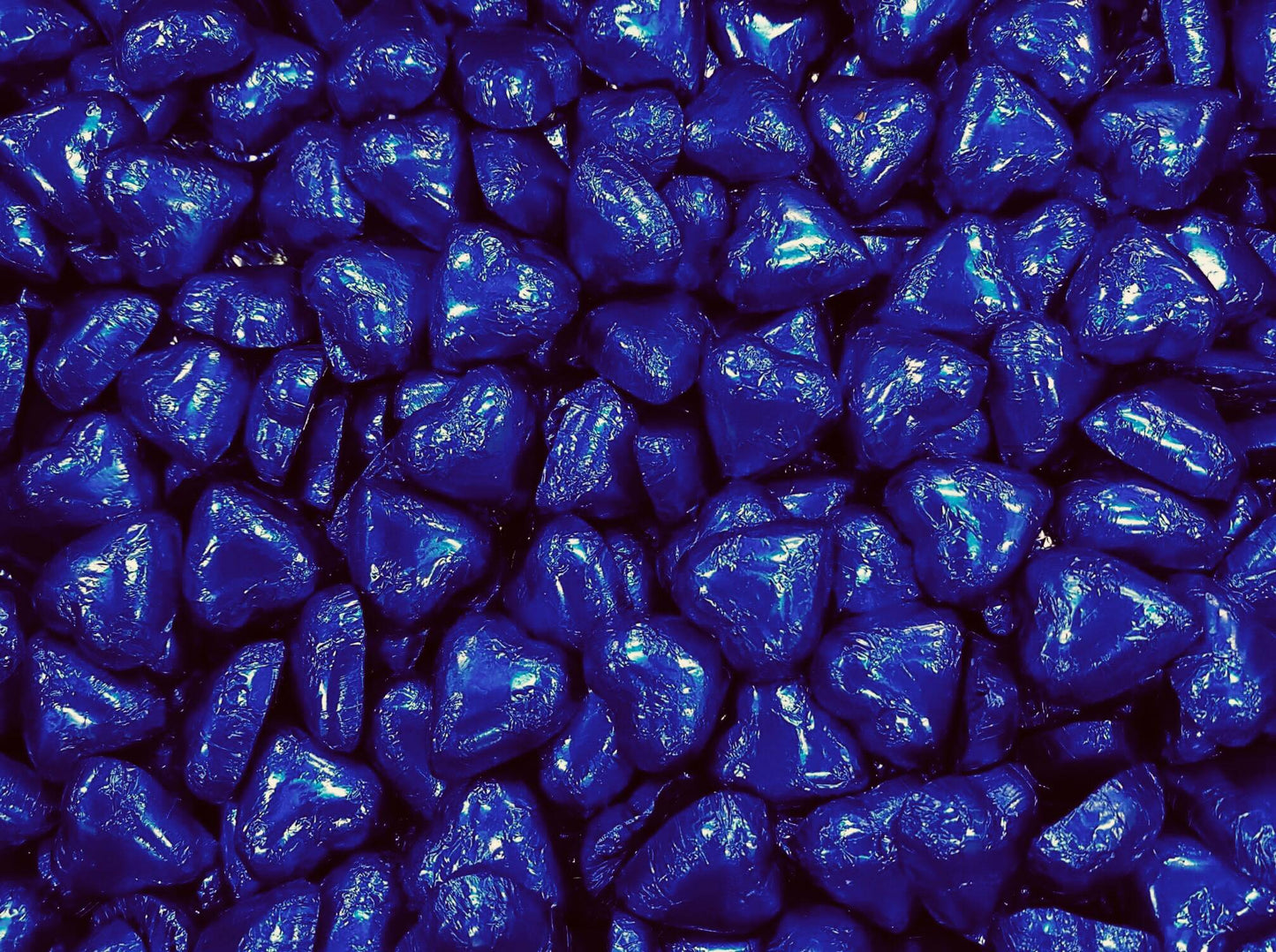 Pauls Chocolates Dark Blue Milk Chocolate Hearts