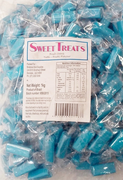 Sweet Treats Happy Party Chews Blue Tutti Fruitti