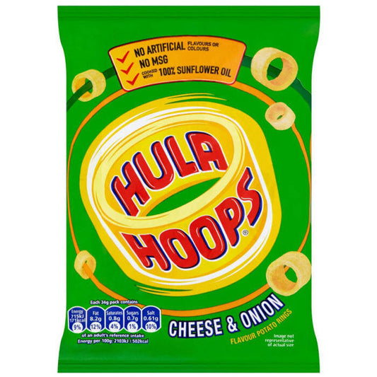 Hula Hoops Cheese & Onion Chips