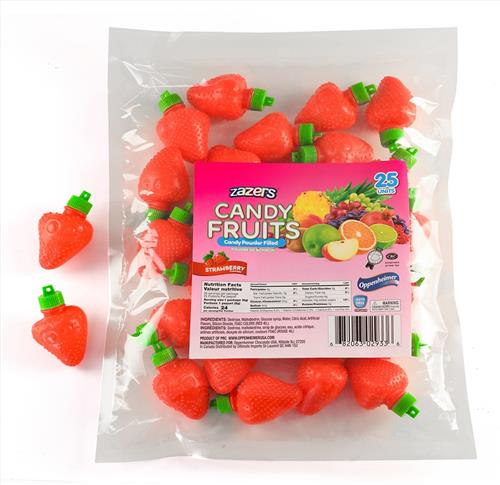 Zazers FRUIT SHAPE POWDER STRAWBERRY 25