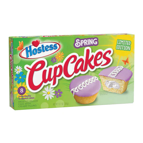 HOSTESS VANILLA CUPCAKES 8'S – Tom's Confectionery Warehouse