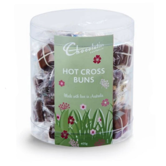 Chocolatier Easter Chocolate Hot Cross Buns Tub 30pcs