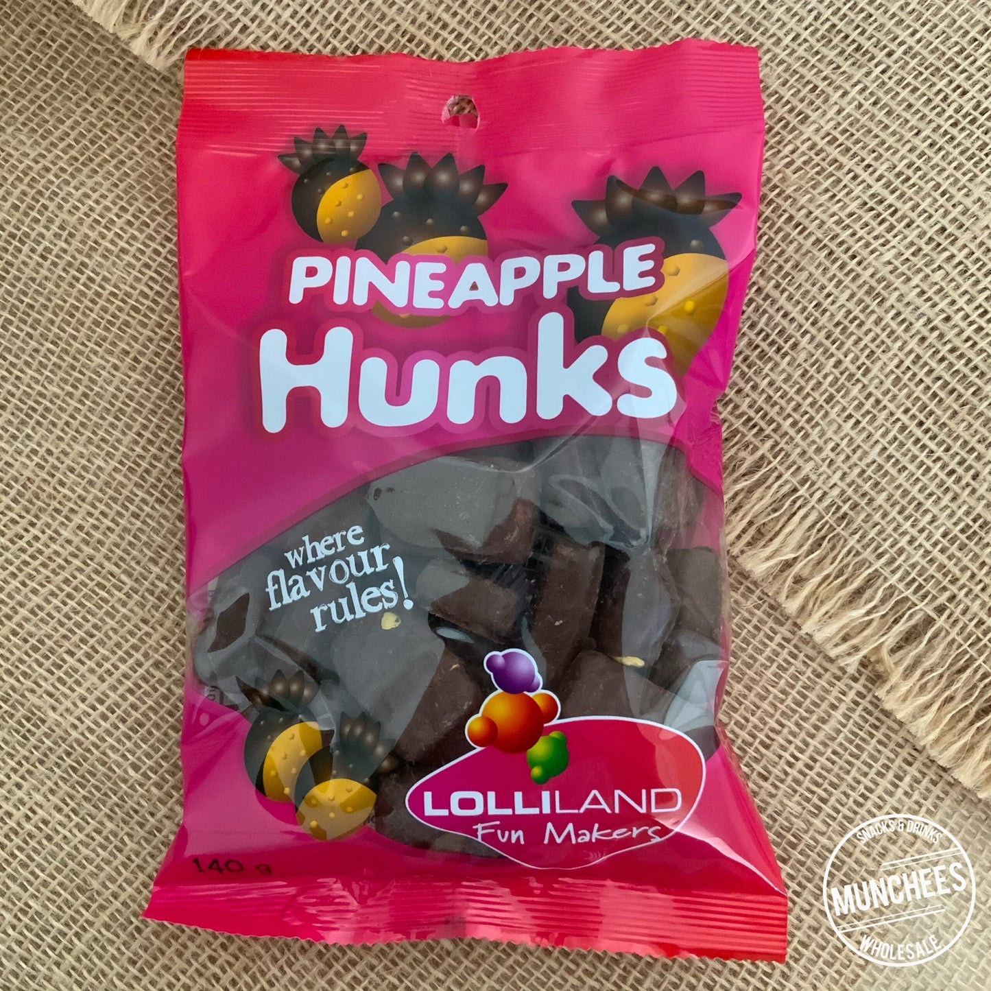 Lolliland Pineapple Chunks 100g