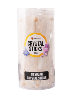 Lolliland Crystal Sticks Natural White 396g