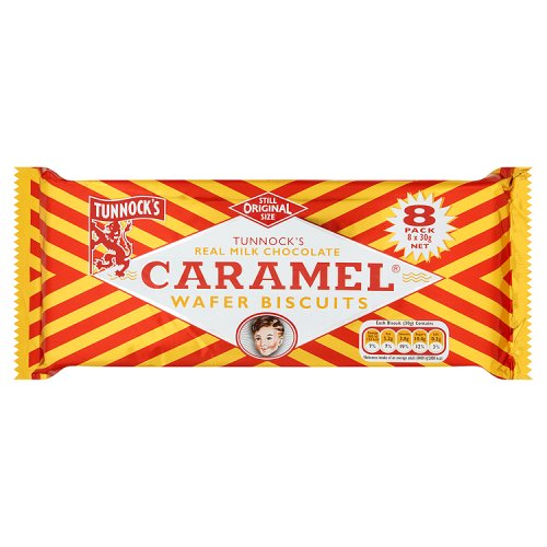 UK Tunnock’s Caramel Wafer Biscuits 8pk (UK)