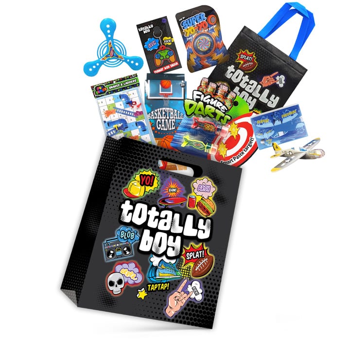 TOTALLY BOY MINI SHOWBAG – Tom's Confectionery Warehouse