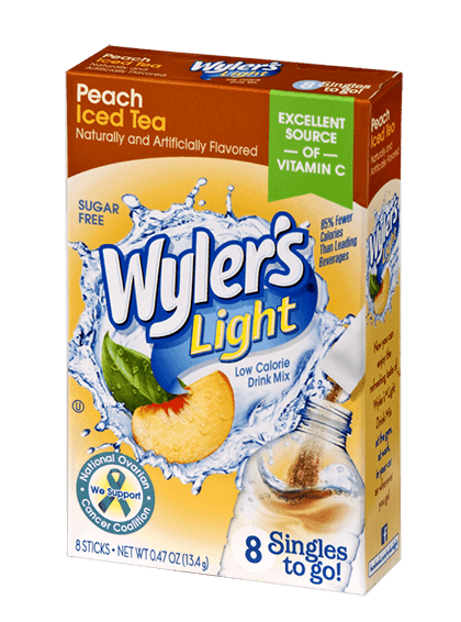 WYLERS PEACH ICE TEA DRINK MIX