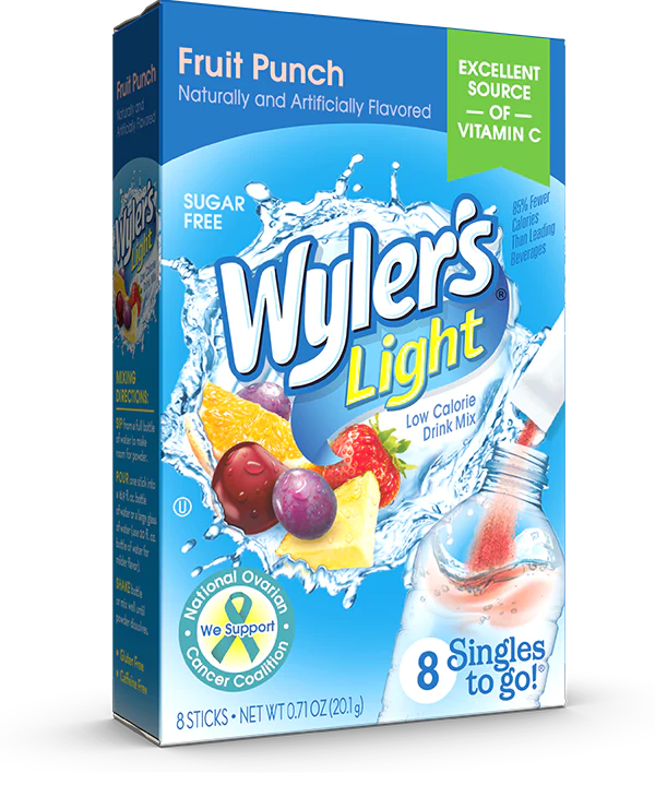 WYLERS FRUIT PUNCH DRINK MIX 8