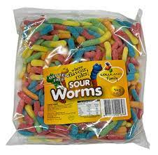 Lolliland Sour Worms 1kg – Tom's Confectionery Warehouse