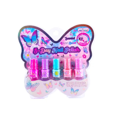 5 DAY NAIL POLISH SET BUTTERFLY