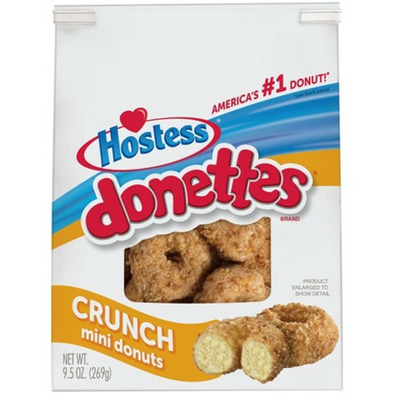 HOSTESS CRUNCH MINI DONETTES BAG 269G