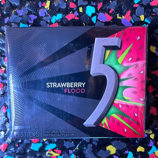 5 GUM FLOOD STRAWBERRY 15 STICKS