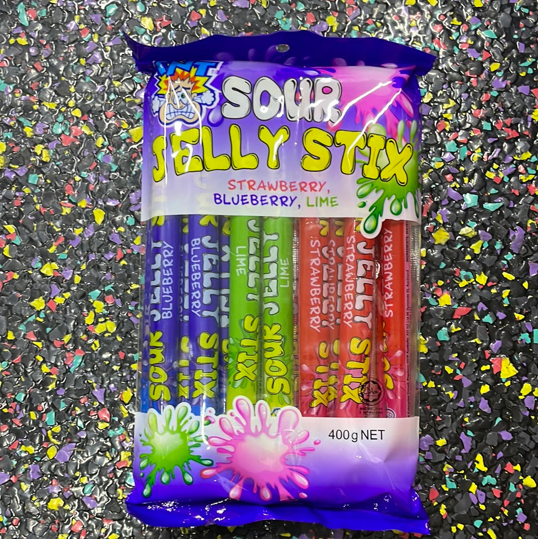 TNT Sour Jelly Stix 400g