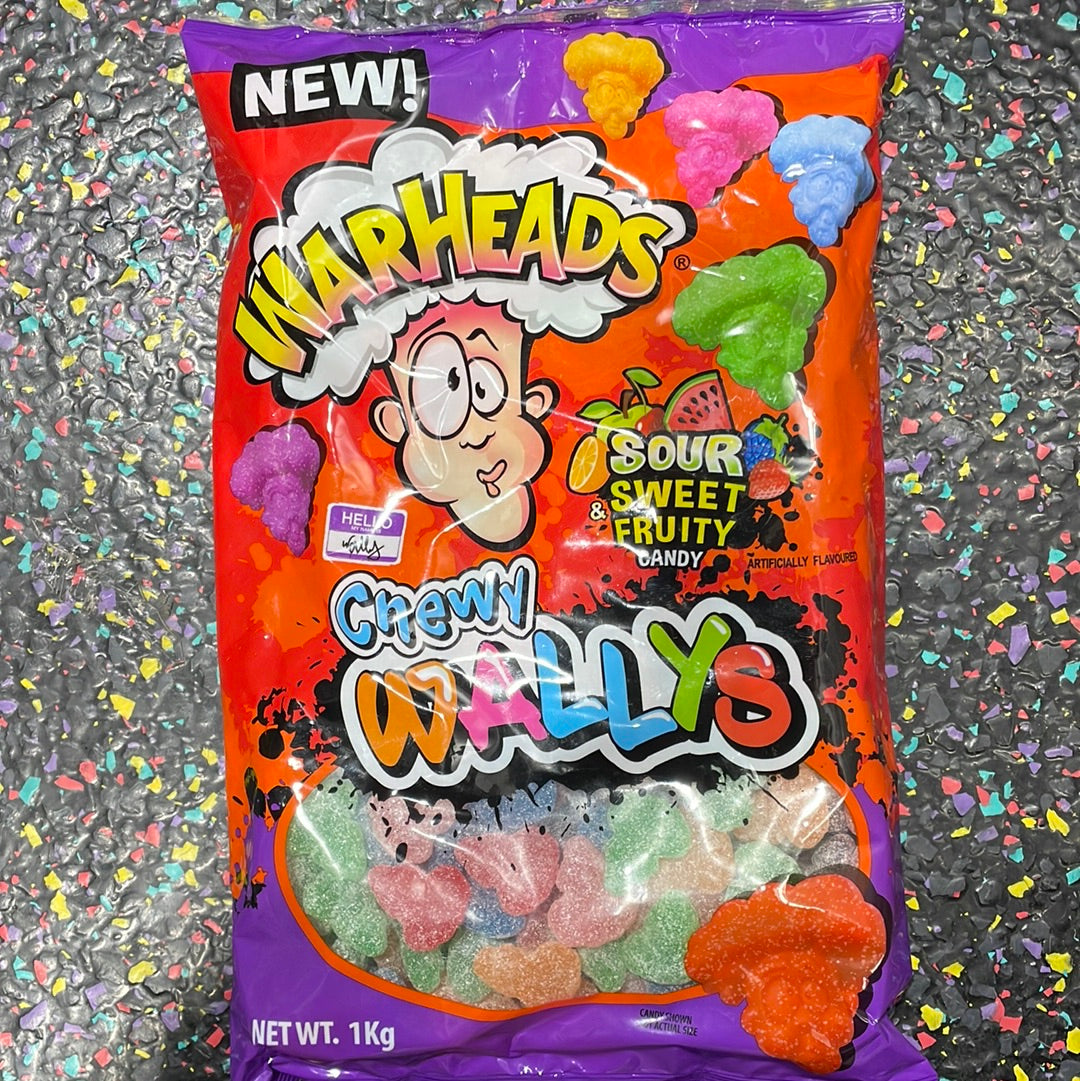 Warheads Chewy Wallies - 1Kg